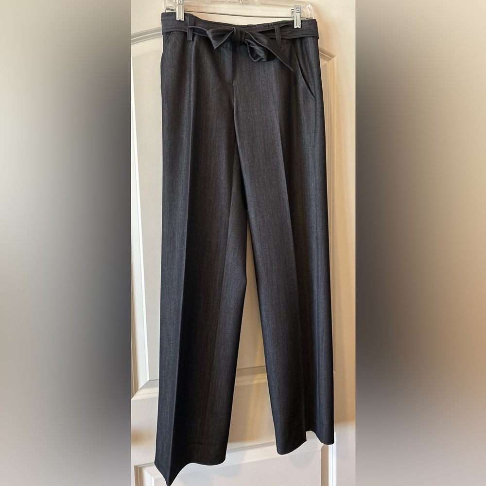 Calvin Klein wide leg tie front pant